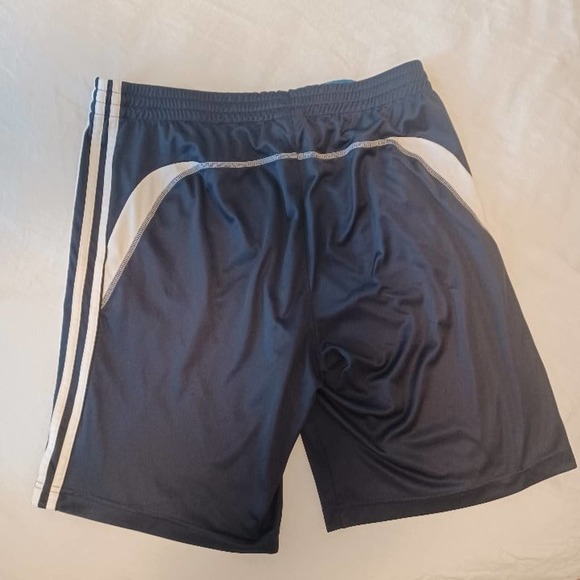 Medium Blue Adidas Polyester Sports Shorts - Picture 8 of 11